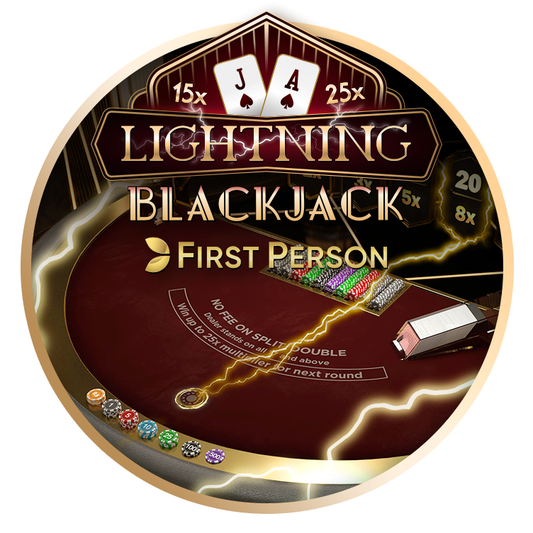First Person Lightning Blackjack
